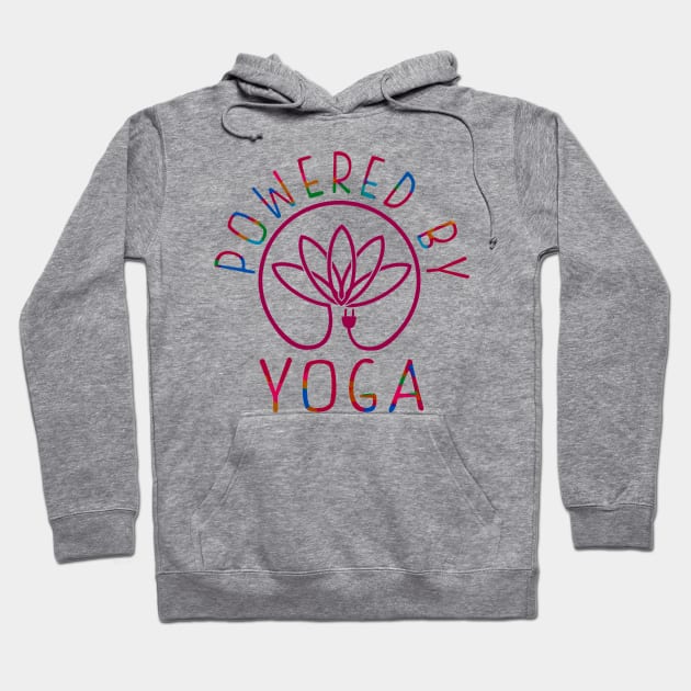 Powered by Yoga Hoodie by KsuAnn